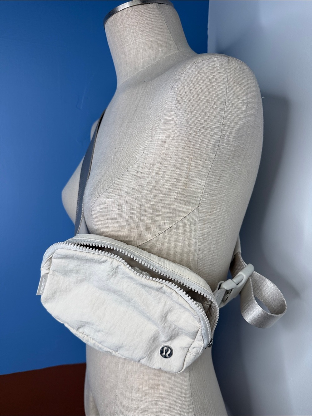 Lululemon cream colored belt bag